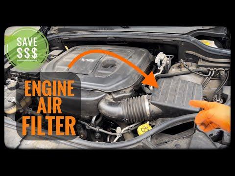 Jeep Grand Cherokee How To Replace Engine Air Filter 4th gen 2011 -2021