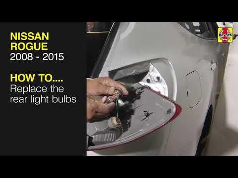 Nissan Rogue (2008 - 2015) - Replace the rear light bulbs