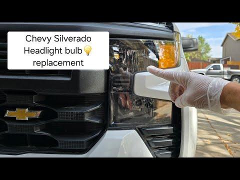 How to Replace Both Headlight Bulbs on a 2007-2023 Chevrolet Silverado 1500