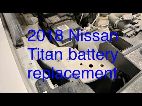 2018 Nissan Titan battery replacement