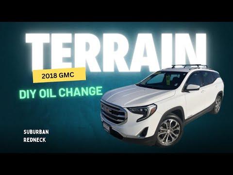 How to change the oil on a 2018 GMC Terrain 2.0L Turbo AWD