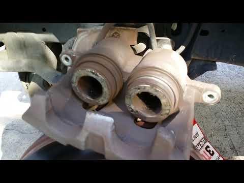 DODGE RAM 1500 2016 FRONT BRAKE PADS REPLACEMENT