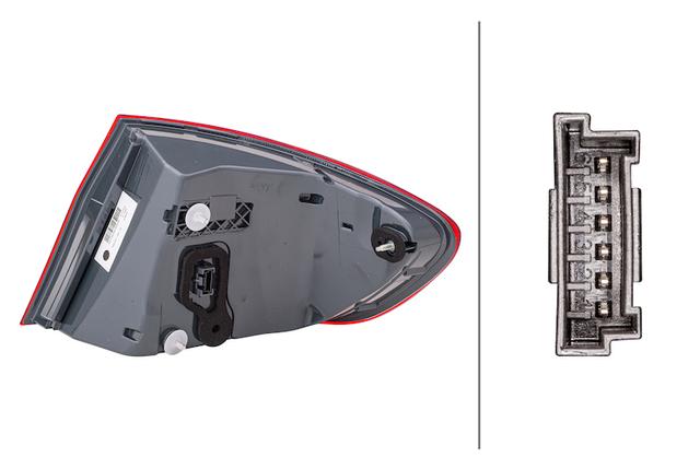 HELLA Tail Light Assembly 011144331