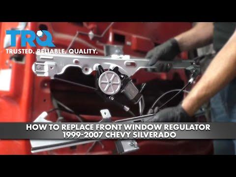 How to Replace the Front Window Regulator on a 2007 Chevrolet Silverado 1500