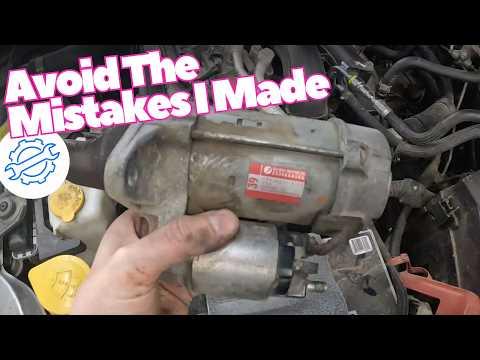 How to Replace the Starter Motor on a 2010-2013 Subaru Outback 3.6L