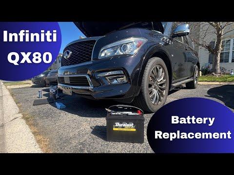 How to Replace the 12V Battery on a 2014-2023 INFINITI QX80 (Step-by-Step Guide) (Engine: V8 5.6L)