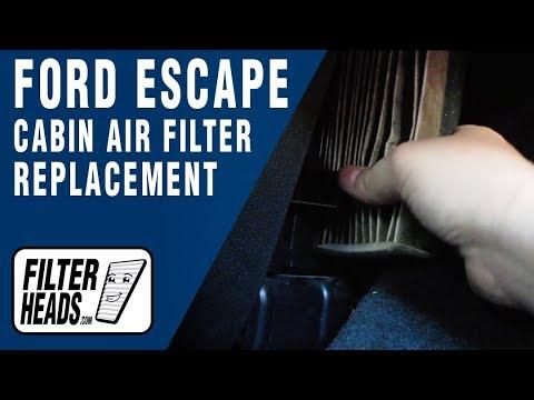 How to Replace Cabin Air Filter 2014 Ford Escape | AQ1211