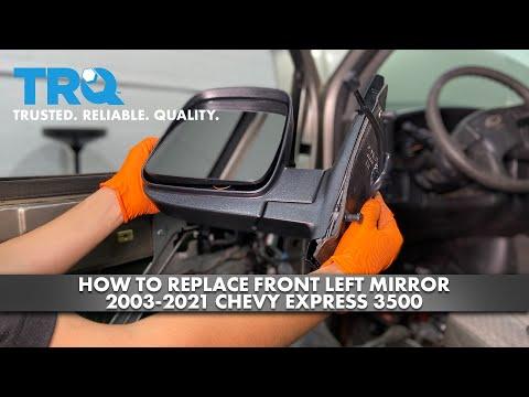 How to Replace Front Left Mirror 2003-2021 Chevy Express 3500