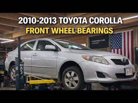2009–2013 Toyota Corolla Front Wheel Bearing Replacement (Fix Bearing Noise)