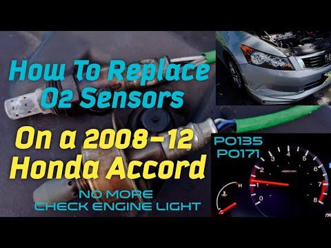 How To Replace Oxygen Sensors (Upstream and Downstream) on a 2008-12 Honda Accord