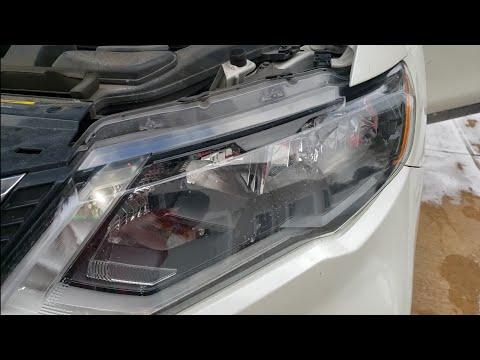 Nissan Roque SV Headlight Bulb Change Replacement DIY 2020 and Others Similar