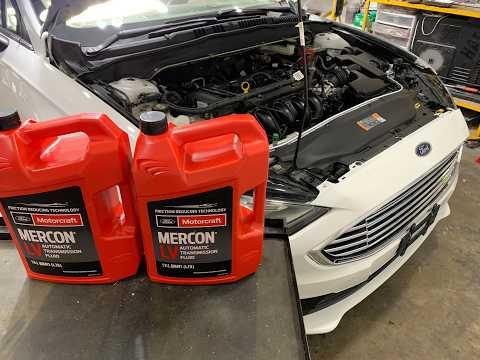 How to Change Transmission Fluid on a 2010-2020 Ford Fusion HF35 eCVT (Engine: Inline 4 2.0L)