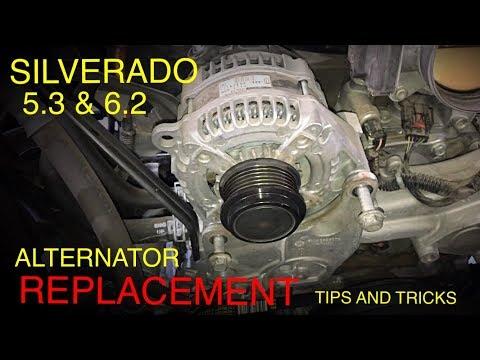 Silverado 5.3 & 6.2 Alternator Replacement + Diagnostic tips (2014-2018)