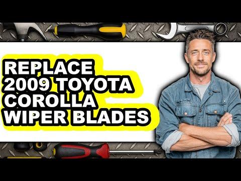 How To Replace 2009 Toyota Corolla Wiper Blades - Step By Step