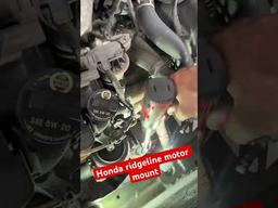 Honda Ridgeline front motor mount removal #automobile #honda #ridgeline #acura #diy
