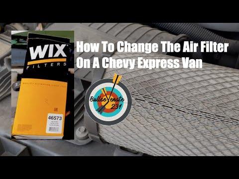 How to Replace the Engine Air Filter on a 2001-2017 Chevrolet Express 3500 (Engine: V8 6.6L)