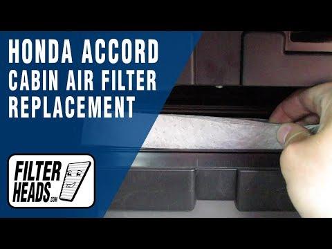 How to Replace Cabin Air Filter 2015 Honda Accord