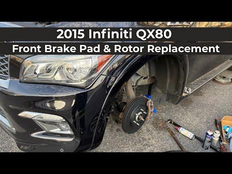 2011-2024 Infiniti QX80 Front Brake Pad & Rotor Replacement