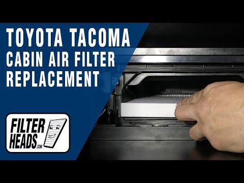 How to Replace Cabin Air Filter 2022 Toyota Tacoma | AQ1045