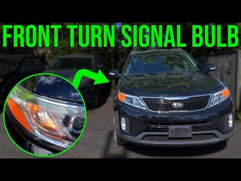 How to Replace Front Turn Signal Bulb - Kia Sorento (2011-2015)