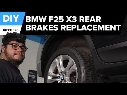 BMW X3 Rear Brake Pad & Rotor Replacement DIY (2011-2017 BMW F25 X3, X4, xDrive28i, xDrive35i)
