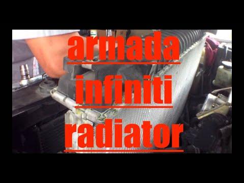 How to Replace the Upper or Lower Radiator Hose on a 2016-2024 INFINITI QX80 (Engine: V8 5.6L)