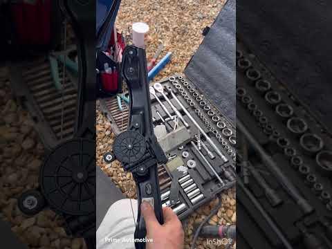 How to Replace Rear Window Regulator on a 2016-2018 BMW 340i (Rear Door Glass Repair)