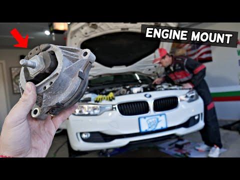 BMW F30 F31 DRIVER SIDE ENGINE MOUNT REPLACEMENT REMOVAL F34 316i 318i 320i 328i 330i 335i 340i 316