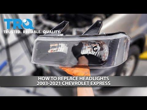 How to Replace Both Low-Beam Headlight Bulbs on a 1996-2023 Chevrolet Express 3500