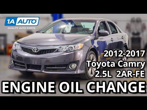 How to Change Engine Oil 2012-2017 Toyota Camry (2.5L / 2AR-FE)
