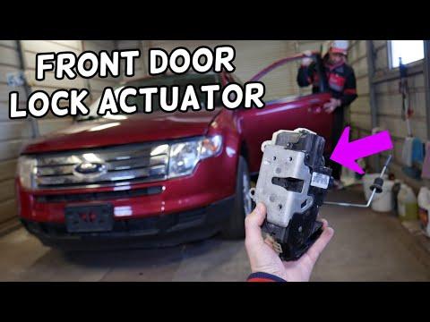 HOW TO REMOVE AND REPLACE FRONT DOOR LOCK ACTUATOR ON FORD EDGE LINCOLN MKX