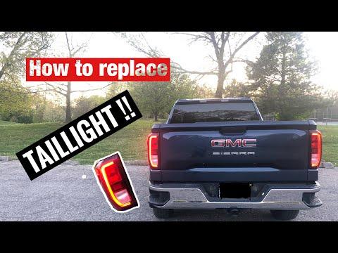How to replace taillight on GMC Sierra /Chevy Silverado 2019