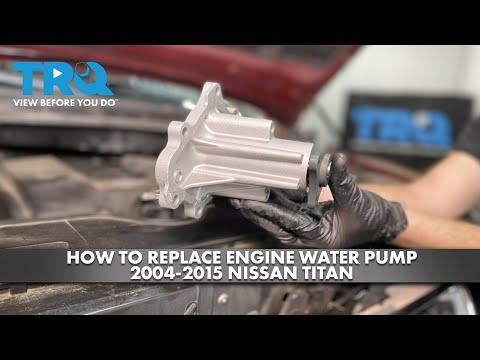 How to Replace the Water Pump on a 2016 INFINITI QX80 5.6L V8 (VK56VD)
