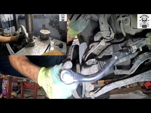 HYUNDAI TUCSON - Replacing tie rod end - bushing control arm #suspensionsystem #подвеска #ходовая