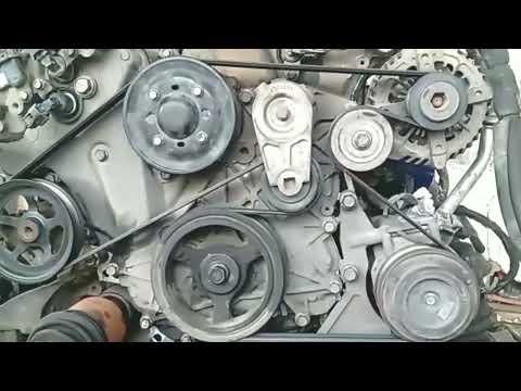 How to replace serpentine belt of chevy traverse engine 3.6 || GMC Acadia || Asad info plug
