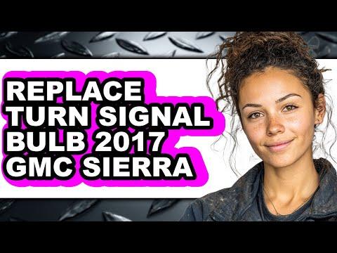 How to Replace the Rear Turn Signal Bulb on a 1999-2024 GMC Sierra 1500 (Trim: SLT)