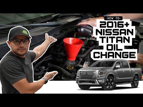 2016+ Nissan Titan Oil Change