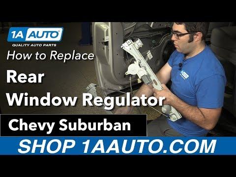 How to Replace Rear Window Regulator 07-13 Chevy Suburban