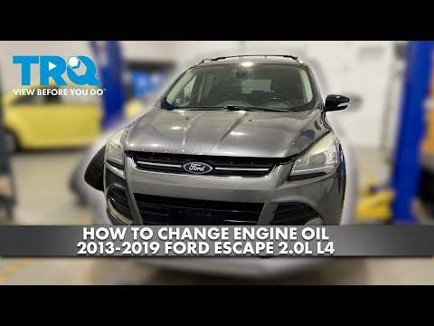 How to Change Engine Oil and Oil Filter on a 2019 Ford Escape