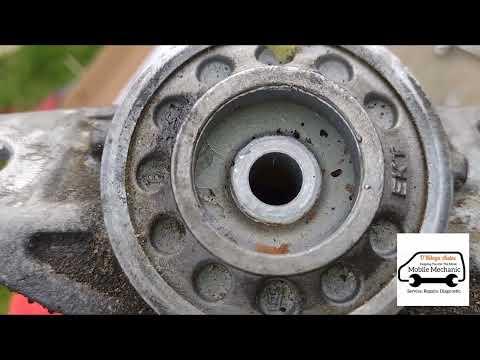 VW Tiguan Rear Shock Absorber Replacement Fitting. Excessive Bounce & Oil Misting Leak