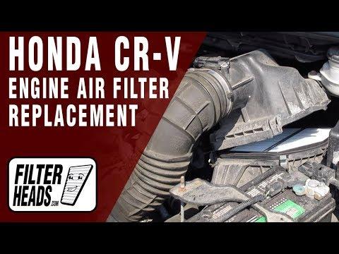 How to Replace the Engine Air Filter on a 2012-2014 Honda CR-V (Engine: Inline 4 2.4L)