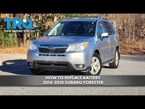 How to Replace Battery 2014-2018 Subaru Forester