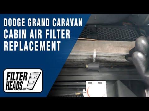 How to Replace the Cabin Air Filter on a 2008-2020 Dodge Grand Caravan (Engine: V6 3.6L)