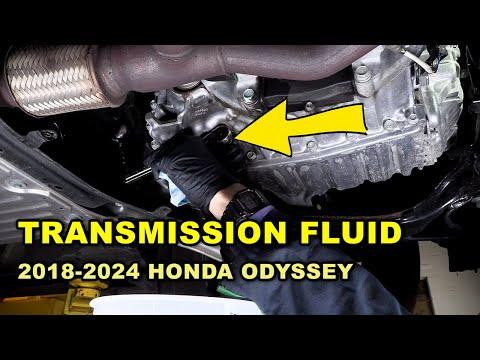 How to Change Transmission Fluid (Drain & Fill) on a 2018 Honda Odyssey 10-Speed