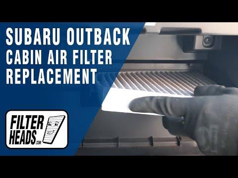How to Replace Cabin Air Filter 2015 Subaru Outback | AQ1102C