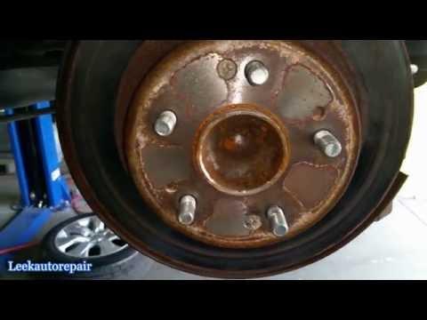How to Replace Rear Brake Pads and Rotors 2008-2012 Honda Accord