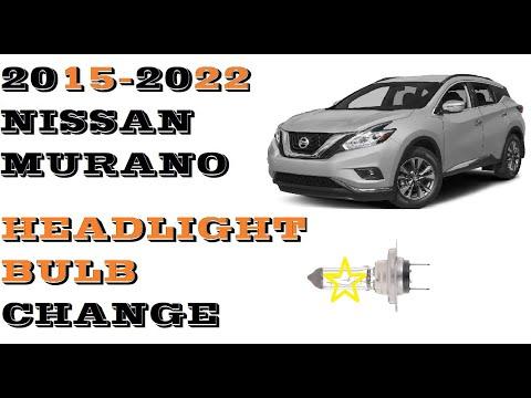 Nissan Murano Headlight bulb Replacement 2015-2022