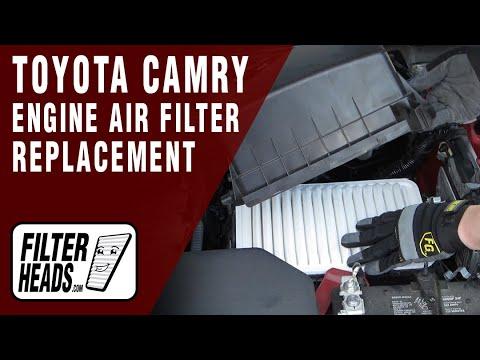 How to Replace Engine Air Filter 2013 Toyota Camry L4 2.5L | TA35649, AF4017