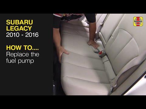How to Replace the fuel pump on the Subaru Legacy 2010 to 2016