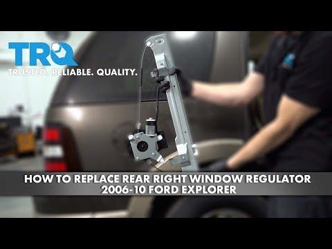 How to Replace Rear Window Regulator on a 2007 Ford Explorer (Left or Right Rear Door)
